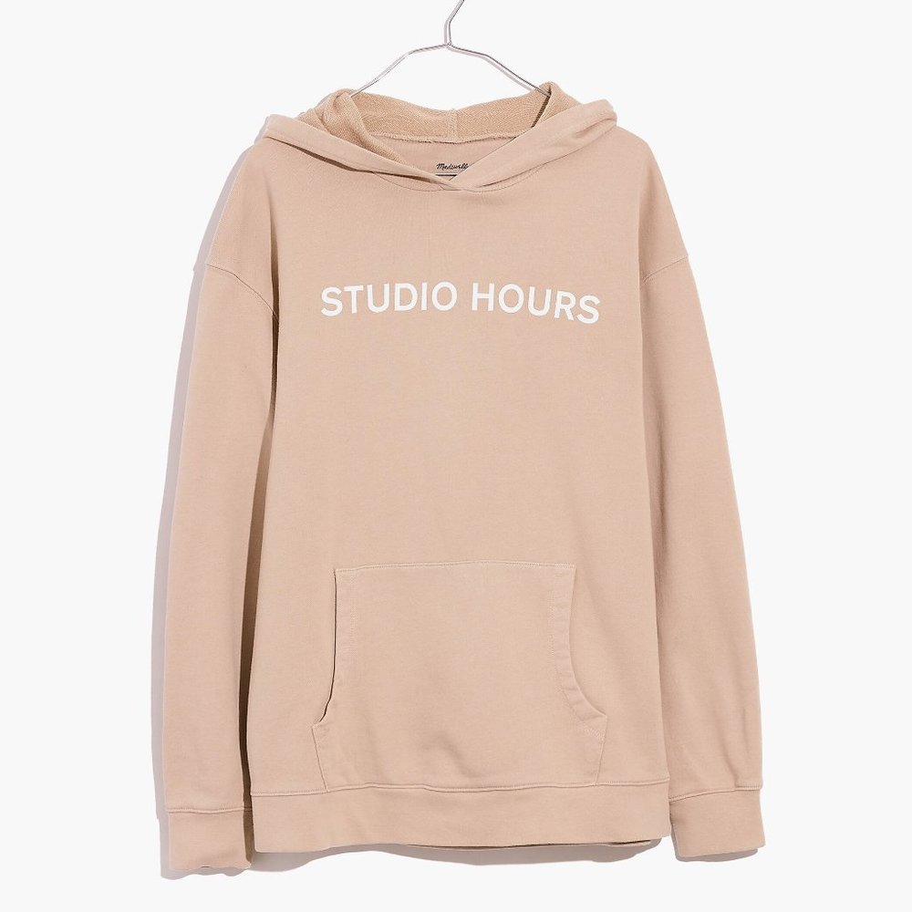 Madewell x BACKDROP unisex Studio Hours Hoodie Sweatshirt